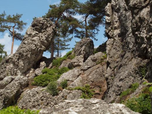 Český křemenný val, Goethova skála u Aše.